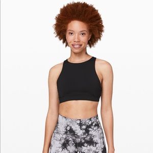 Luluulemon Energy Bra High Neck., 6 , Hthr Grey